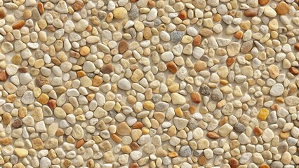 Wall Mural - Small Stone Chips Texture in Warm Tones for Landscaping Designs