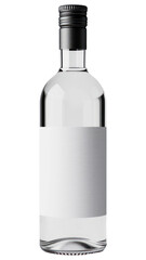 Wall Mural - PNG Clear bottle with blank label