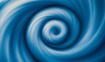 abstract swirling blue and white vortex - hypnotic spiral design - dynamic motion background