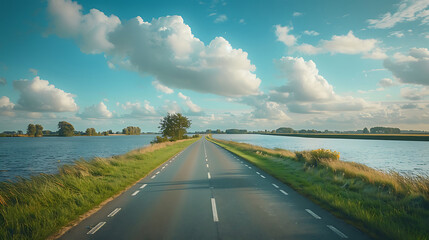 Wall Mural - countryside road