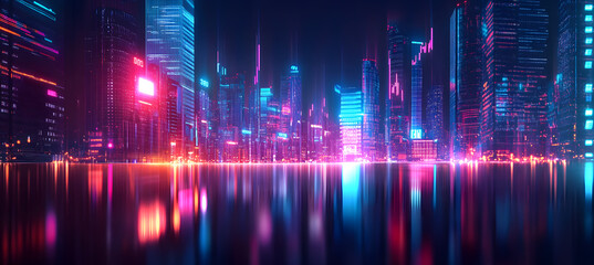 Poster - innovative technology background for financial markets or stock markets. stock image.