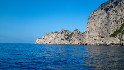 cliff in the sea