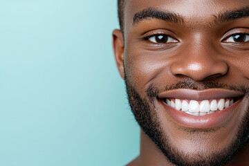 Canvas Print - portrait of a person smiling 