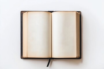 Poster - white paper background mockup of a blank square catalogue