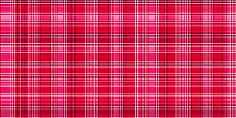 Sticker - Various pattern plaid vector, dye fabric tartan texture. Regular background check textile seamless in red and pink colors.