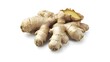 © Vivid Canvas - ginger spice ingredient on a white background. Ginger spice ingredient on a white backgroundready for cooking with. Fresh ginger root arranged on a wh