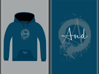 Wall Mural - Round And Vector Hoodie Design