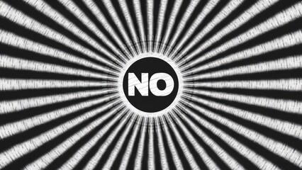 Poster -  Abstract static noise texture in black and white. No signal screen effect.