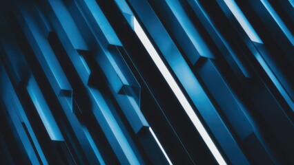  - Blurred Abstract Background Featuring Blue Stripes