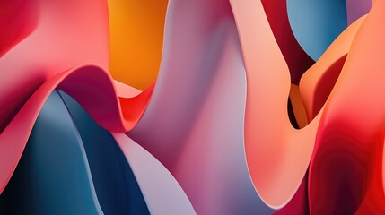 Poster - Abstract 3D background featuring elongated geometric shapes