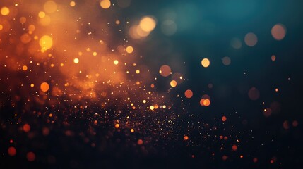 Poster - Abstract glow on a dark background suitable for various opportunities or desktop elements