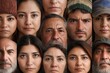 © Nico - Cultural Diversity Collage: A collage of diverse Hispanic faces, representing the wide range of ethnicities and backgrounds within the Hispanic community.