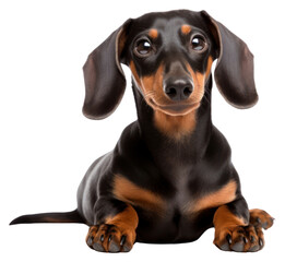 Canvas Print - PNG Dog dachshund animal mammal.