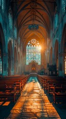 interior of church