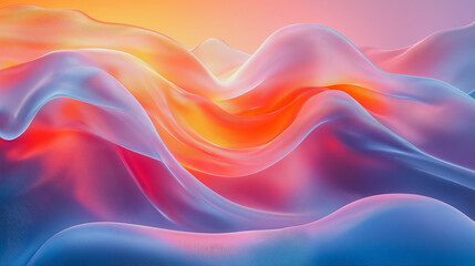 Poster - Elegant abstract background design showcasing organic forms and smooth transitions, perfect for sophisticated design applications and multimedia projects.