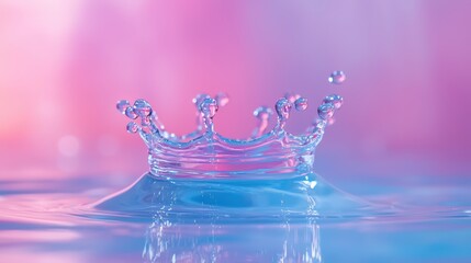 Sticker - Water drop crown