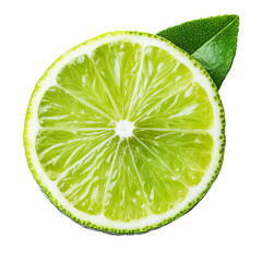 Freshly sliced lime showcasing vibrant green color and juicy texture, perfect for drinks and culinary use.