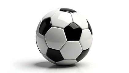 Soccer ball, Football, isolated on white background, clipping path, full depth of field, football on insolate, soccer ball on white background, sports concept, sports background 