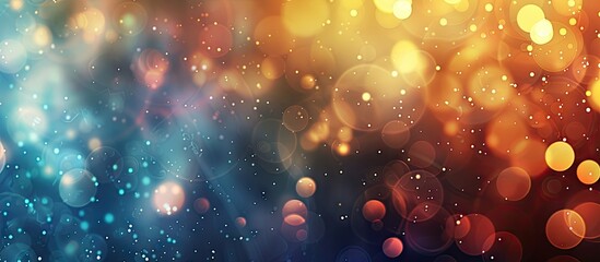 Leinwandbilder - Create an abstract background using a blurred bokeh with copy space image