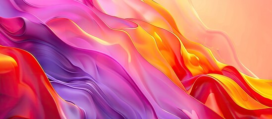 Poster - Vibrant abstract gradient background with copy space image