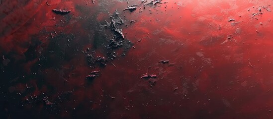 Leinwandbilder - Abstract background with a red and black color gradient featuring a grainy texture effect suitable for copy space image