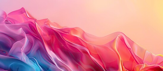 Poster - vibrant abstract gradient background with copy space image