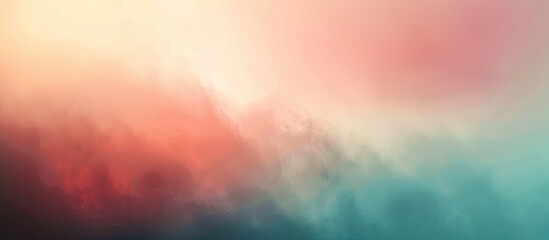 Leinwandbilder - Minimalistic gradient background with soft blur perfect as an abstract art wallpaper with ample copy space image