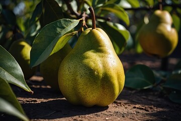 Wall Mural - pear on tree