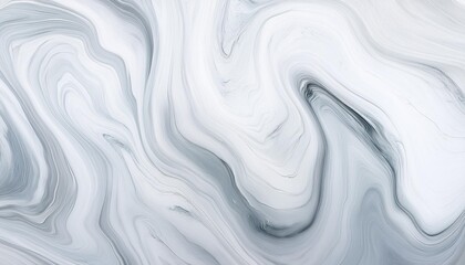 Canvas Print - light gray abstract watercolor marble background wavy splash brush art wallpaper