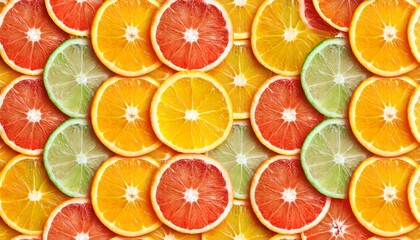 Canvas Print - slice of citrus fruit background