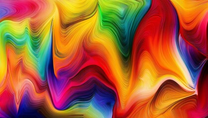 Poster - abstract colorful design art background generative ai