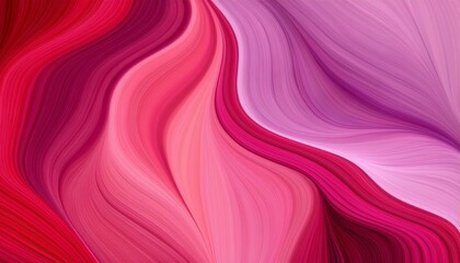 Wall Mural - colorful and elegant vibrant background graphic with modern curvy waves background design with medium violet red pastel red and moderate pink color