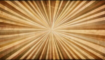 Poster - vintage background with rays