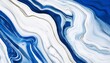 © Wendy - abstract blue and white marble liquid texture luxury background