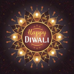 Poster - Free Photo Happy diwali indian hindu festival image, generated ai