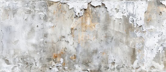 Aufkleber - Shabby texture background of a worn fragment of an old concrete wall with painted stucco offering ample copy space image