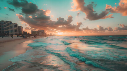 Canvas Print - beach and sea