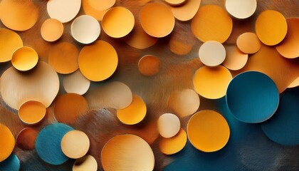 Canvas Print - abstract background with circles