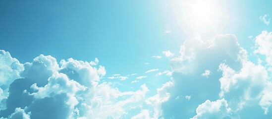 Poster - Free sky background with copy space image for product or advertising designs