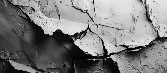 Aufkleber - Abstract wall textures are perfect for black and white backgrounds ideal for a copy space image