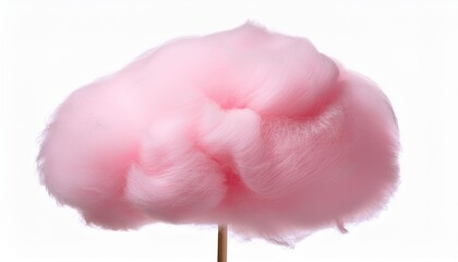 Wall Mural - pink cotton candy isolated on transparent background