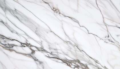 Poster - luxury white statuario marble stone texture