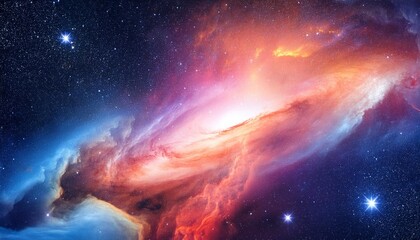 Wall Mural - abstract galaxy space background colorful cosmos universe backdrop