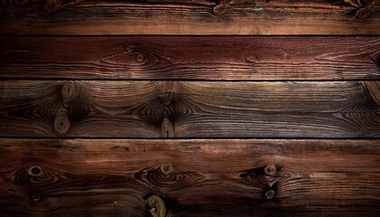 Poster - large and small planks of dark old wood texture background high resolution