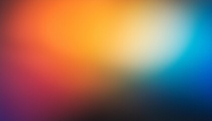 Poster - abstract colorful grainy background imitating light leak on photographic film