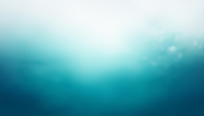 Wall Mural - white and blue gradient background with soft hazy foggy white border and darker aquamarine or turquo