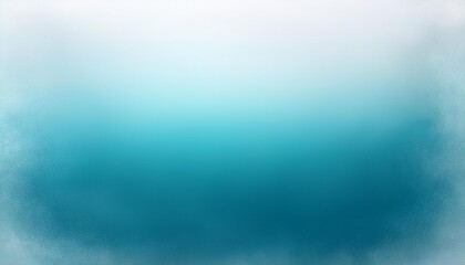 Wall Mural - white and blue gradient background with soft hazy foggy white border and darker aquamarine or turquo