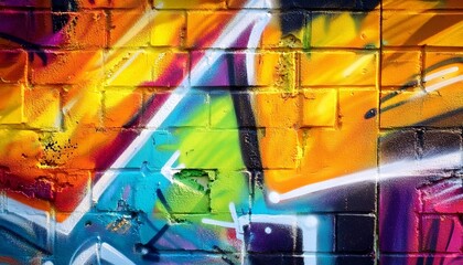 Wall Mural - graffiti wall abstract background idea for artistic pop art background backdrop