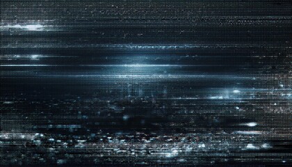 Wall Mural - digital pixel glitch noise background