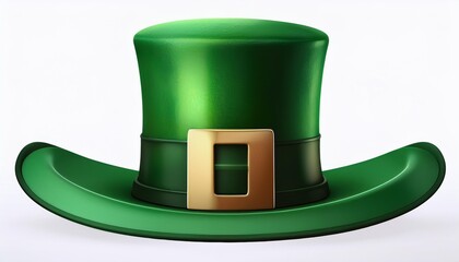 cartoon illustration of a st patrick s day top hat generative ai